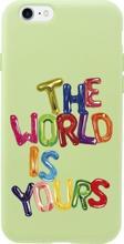 Mooodcase İphone 8 The World Is Yours Desenli Premium Silikonlu Telefon Kılıfı