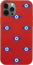 Mooodcase İphone 12 Pro Max Uyumlu Mystic Aura Desenli Premium Silikonlu Telefon Kılıfı