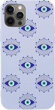 Mooodcase İphone 12 Pro Max Uyumlu Mystic Aura Desenli Premium Silikonlu Telefon Kılıfı