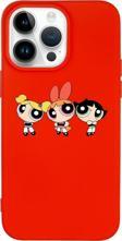 Mooodcase İphone 14 Pro Uyumlu Powerpuff Girls Desenli Premium Silikonlu Lansman Telefon Kılıfı