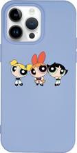 Mooodcase İphone 14 Pro Uyumlu Powerpuff Girls Desenli Premium Silikonlu Lansman Telefon Kılıfı
