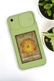 Mooodcase İphone 8 Uyumlu The Sun Deer Desenli Kamera Koruma Slider Kapaklı Silikonlu Telefon Kılıfı