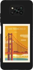 Butikcase Poco X3 Pro San Fransisco Premium Silikonlu Lansman Siyah Telefon Kılıfı