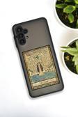 Mooodcase Samsung A13 Uyumlu The Star Desenli Buzlu Şeffaf Lüx Telefon Kılıfı