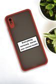 Mooodcase Xiaomi Redmi 9A Uyumlu Everything Desenli Buzlu Şeffaf Lüx Telefon Kılıfı