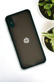 Mooodcase Xiaomi Redmi 9A Uyumlu Papatya Desenli Buzlu Şeffaf Lüx Telefon Kılıfı