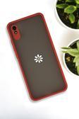 Mooodcase Xiaomi Redmi 9A Uyumlu Papatya Desenli Buzlu Şeffaf Lüx Telefon Kılıfı