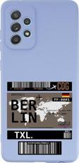 Mooodcase Samsung A52 Berlin Premium Silikonlu Lila Telefon Kılıfı