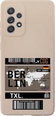 Mooodcase Samsung A52 Berlin Premium Silikonlu Pembe Telefon Kılıfı