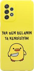 Mooodcase Samsung A52 Katil Civciv Desenli Premium Silikonlu Telefon Kılıfı