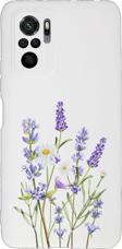 Mooodcase Xiaomi Redmi Note 10 Pro Max Uyumlu Lavender Desenli Premium Silikonlu Lansman Telefon Kılıfı