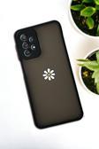 Mooodcase Samsung A72 Uyumlu Papatya Desenli Buzlu Şeffaf Lüx Telefon Kılıfı