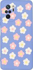 Mooodcase Xiaomi Redmi Note 10 Uyumlu Minik Çiçekler Desenli Premium Silikonlu Telefon Kılıfı