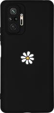 Mooodcase Redmi Note 10 Pro Max Papatya Desenli Premium Silikonlu Telefon Kılıfı