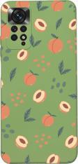 Mooodcase Xiaomi Redmi Note 11 Uyumlu Uyumlu Şeftali Pattern Premium Silikonlu Lansman Telefon Kılıfı