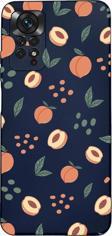 Mooodcase Xiaomi Redmi Note 11 Uyumlu Uyumlu Şeftali Pattern Premium Silikonlu Lansman Telefon Kılıfı