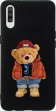 Mooodcase Samsung A70 Teddy Bear Premium Silikonlu Telefon Kılıfı