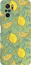 Mooodcase Xiaomi Redmi Note 10 Pro Max Uyumlu Limon Desenli Premium Silikonlu Lansman Telefon Kılıfı