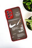 Mooodcase Samsung Galaxy A23 Uyumlu Air Desenli Buzlu Şeffaf Lüx Telefon Kılıfı