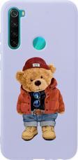 Mooodcase Xiaomi Redmi Note 8 Teddy Bear Premium Silikonlu Telefon Kılıfı