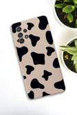 Mooodcase Samsung Galaxy A33 Uyumlu İnek Desenli Premium Silikonlu Lansman Telefon Kılıfı