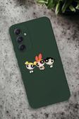 Mooodcase Samsung Galaxy A34 Uyumlu Powerpuff Girls Desenli Premium Silikonlu Lansman Telefon Kılıfı