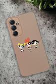Mooodcase Samsung Galaxy A34 Uyumlu Powerpuff Girls Desenli Premium Silikonlu Lansman Telefon Kılıfı