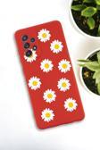 Mooodcase Samsung Galaxy A73 Uyumlu Bahar Papatyalarır Desenli Premium Silikonlu Lansman Telefon Kılıfı