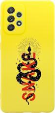 Mooodcase Samsung Galaxy A53 Uyumlu Snake Desenli Premium Silikonlu Lansman Telefon Kılıfı