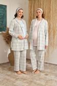 Bayan Lohusa Kışlık 'lü Pijama Takımı