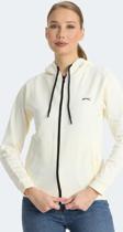 Slazenger KINET Kadın Sweatshirt Ekru