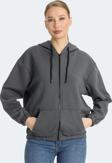 Slazenger KIMBERLEY Kadın Sweatshirt Koyu Gri