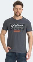 Slazenger RATAN Erkek Tişört Koyu Gri