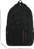 Unisex Okul Sırt Çantası Lise-Ortaokul Sırt Çantası 47*30 Cm Kalın Su Geçirmez Kumaş 