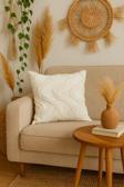 Uğur Home Ev Tekstili Tüylü Ve Desenli Kırlent Kılıfı - 45X45 Cm Şık Ve Konforlu Dekoratif Yastık