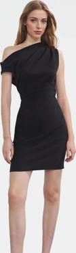 Yazlık Mini Elbise Bodycon Kalıp Tek Kol Dokuma Kumaş Seçkin Malzeme Şık Görünüm