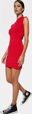 Örme Bodycon Mini Elbise Bisiklet Yaka Rahat Günlük Stil Kullanım Zarifane Tasarım