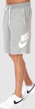 Nike Sportswear Alumni Swoosh Gri Erkek Şort