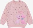 Breeze Kız Bebek Sweatshirt Mutlu Kedicikler 4 Ay-1.5 Yaş, Pudra