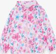 Breeze Kız Çocukyağmurluk Çiçek Desenli 1-6 Yaş, Beyaz
