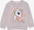 Breeze Kız Çocuk Sweatshirt Baskılı Unicorn 1.5-5 Yaş, Bej Melanj