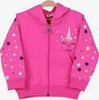 Breeze Kız Çocuk Hırka Kolları Desenli Baskılı 1-4 Yaş, Pembe