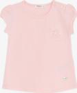 Breeze Kız Bebek Tişört Çiçek Nakışlı 9 Ay-3 Yaş, Pembe
