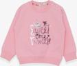Breeze Kız Çocuk Sweatshirt Nakışlı Pullu 1-4 Yaş, Pudra