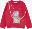 Breeze Kız Çocuk Sweatshirt Unicorn 2-6 Yaş, Fuşya