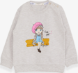 Breeze Kız Çocuk Sweatshirt Sevimli Kız Baskılı 1.5-5 Yaş, Bej Melanj