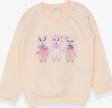Breeze Kız Çocuk Sweatshirt Hayvancık Baskılı 1.5-5 Yaş, Krem