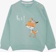 Breeze Kız Çocuk Sweatshirt Sevimli Ceylan Taçlı Ceylancık Baskılı 1.5-5 Yaş, Mint Yeşili
