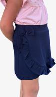 Breeze Kız Çocuk Etek Şort Fırfırlı Fiyonklu 1.5-5 Yaş, Lacivert