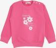 Breeze Kız Bebek Sweatshirt Simli Çiçek Baskılı 9 Ay-3 Yaş, Pembe